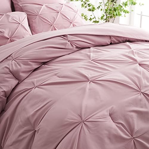 Ubauba 5 Pc Twin Comforter Set with Sheets and Pillowcase