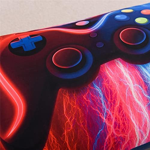 Meeting Story Gamer Pillow Cover for Boys Adults Red-Blue