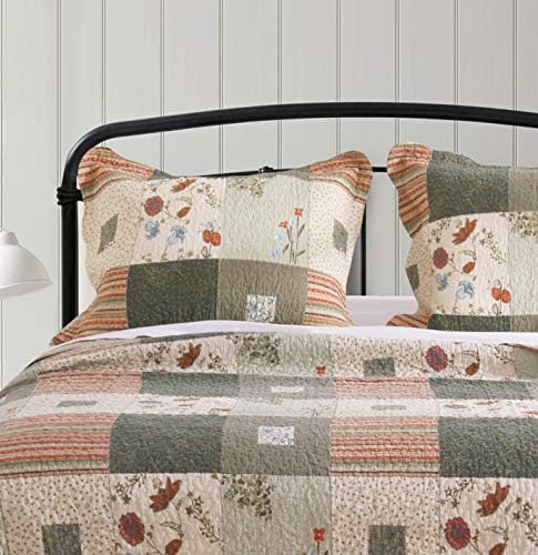 Greenland Home Sedona 100 Cotton Quilt Set Gray