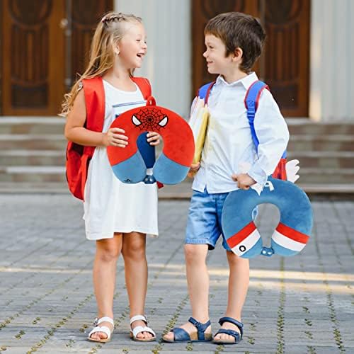 Superhero Travel Pillow with Eye Mask and Memory Foam