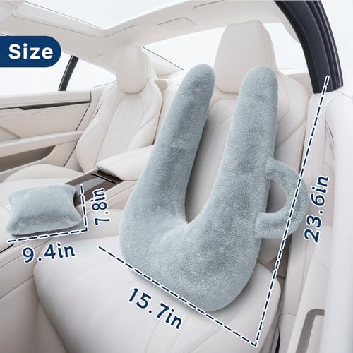 Viscogrip Kids Travel Pillow with Head and Body Support