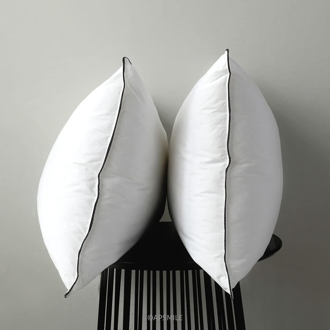 APSMILE Organic Feather Down Pillow Set of 2