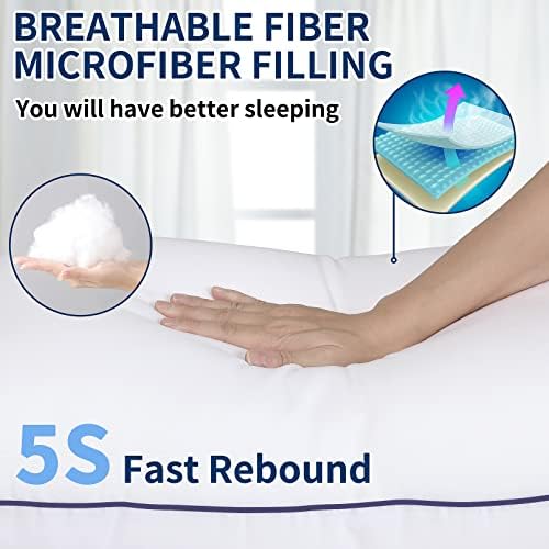 Opposy Bed Pillows Set of 2 - Cooling Luxury Hotel Quality
