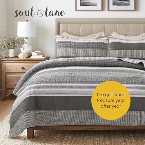 Soul Lane Madrona Quilt Set - Twin Size with 1 Sham