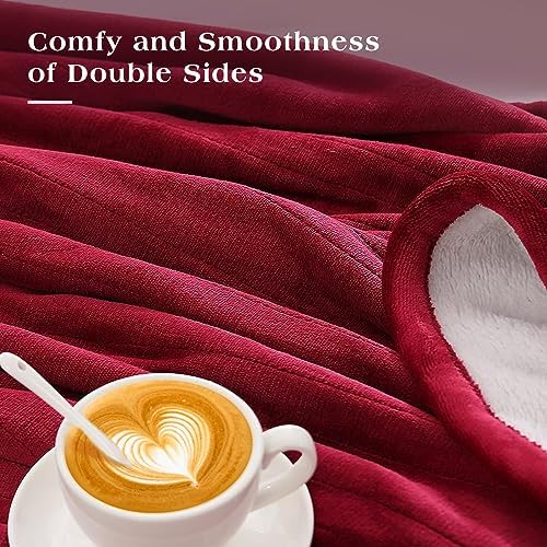 CURECURE 50 x 60 Electric Heated Throw Blanket