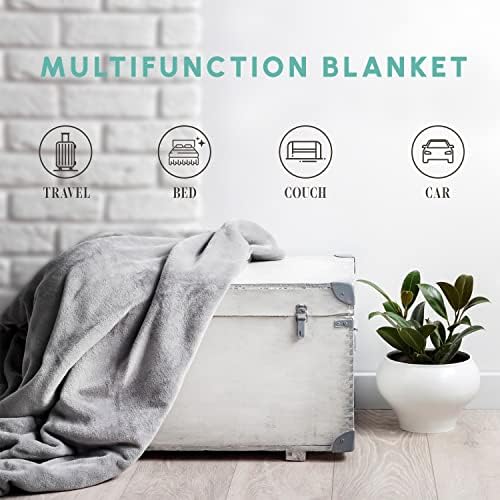 Elegant Comfort Glow in The Dark Throw Blanket - 50x60 Inches