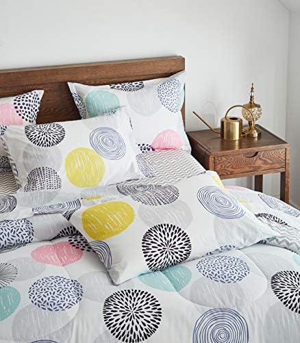 UOZZI BEDDING 7-Piece Queen Comforter Sheet Set