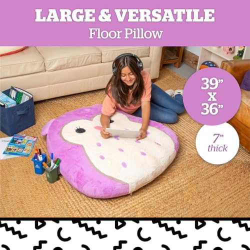 BigMouth x Squishmallows Holly Owl Inflatable Floor Pillow