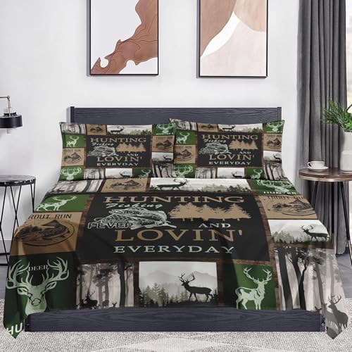 WeCozy 4-Piece Queen Bed Sheet Set with Pillowcases