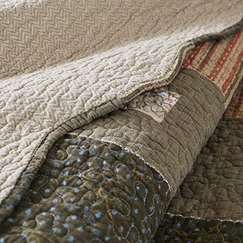 Greenland Home Sedona 100 Cotton Quilt Set Gray