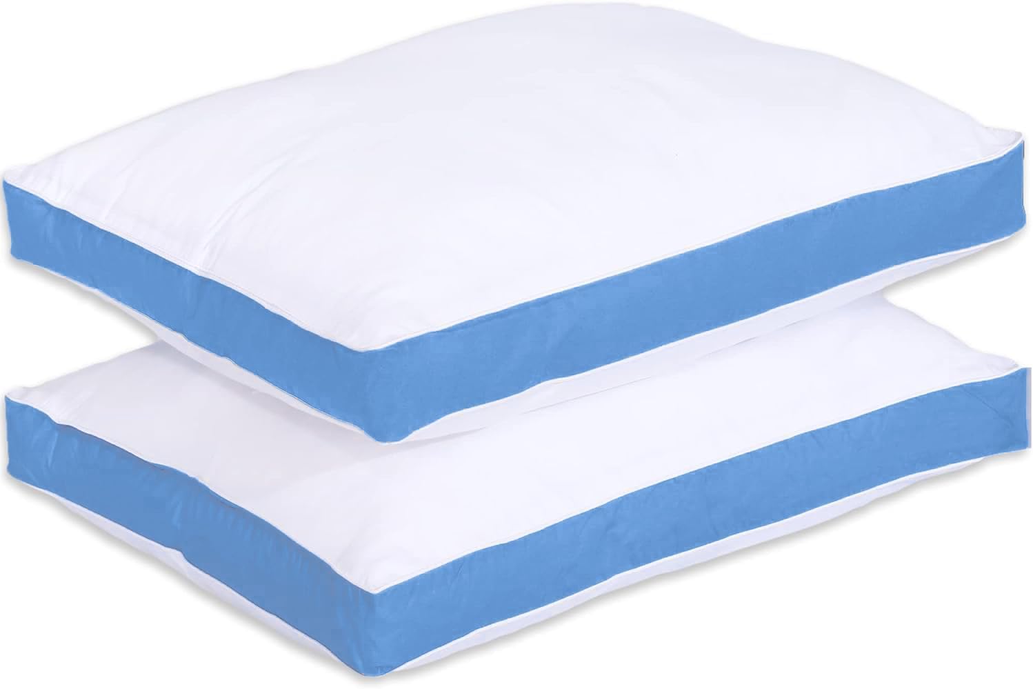 GOLD TEXTILES Queen Pillow Set of 2 - Hotel Luxury Soft Firm Support
