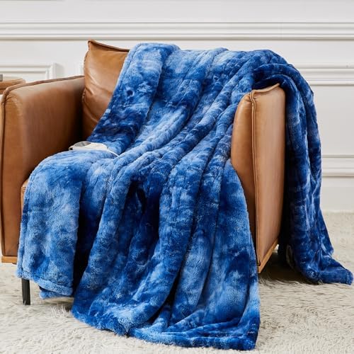Homemate Heated Blanket - 50x60 Electric Throw with 10 Heat Levels and Auto-Off