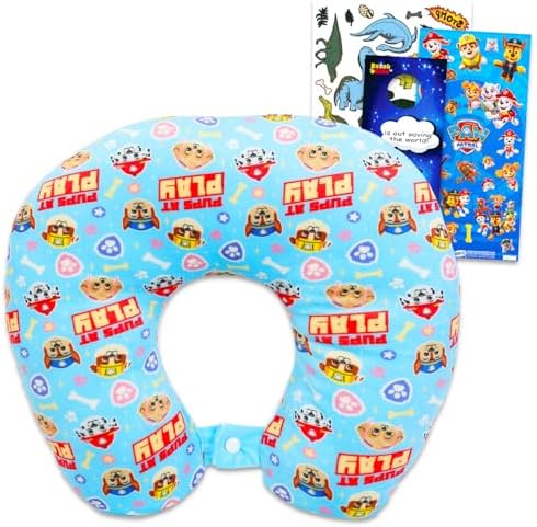 Paw Patrol Travel Neck Pillow Bundle for Kids