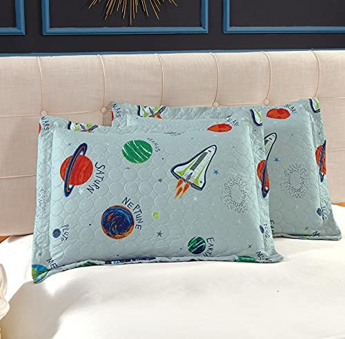 Smuge Galaxy Adventure 3-Piece Quilt Set for Kids