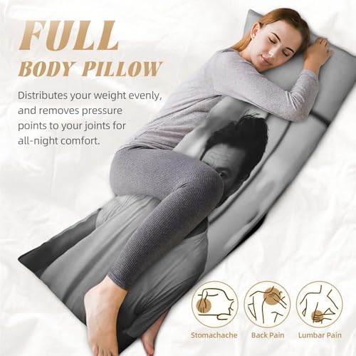 VICRRY Pedro Pascal Body Pillow Cover 20x54