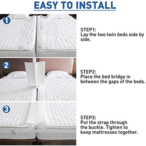 HITOMEN Bed Bridge Twin to King Converter Kit