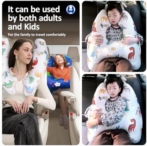 H-Shape Travel Pillow for Kids and Adults