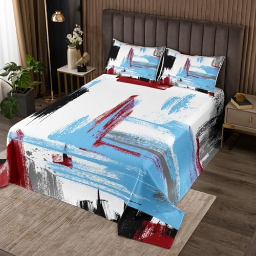Erosebridal Oil Painting Twin Coverlet Set