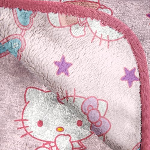 Jay Franco Hello Kitty Heart Sunglasses Throw Blanket - 60x90 Inches