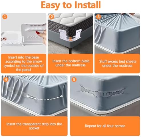 ROYIZEST Bed Sheet Holders with Lock