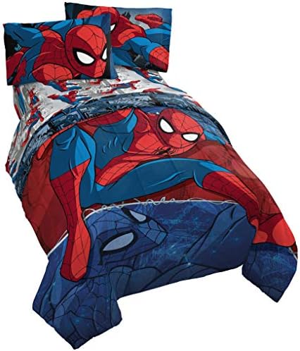 Jay Franco Marvel Spiderman 5 Piece Full Bed Set
