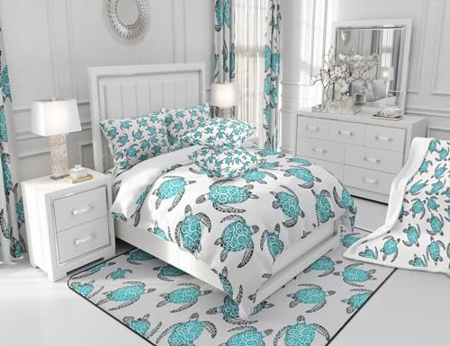 Feelyou Kids Sea Turtle Sheet Set King Size