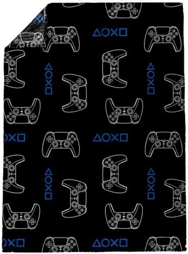 PlayStation Controller Throw Blanket for Kids