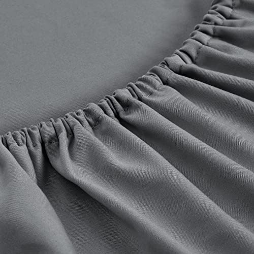 FreshCulture Full Fitted Sheets 6 Pack Dark Grey