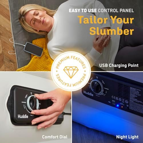 Huddle Luxury Twin Air Mattress with Dual Pump