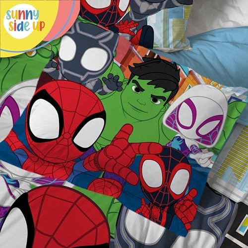 Sunny Side Up Marvel Spidey Comforter Set - 5 Piece Twin Kids Bedding