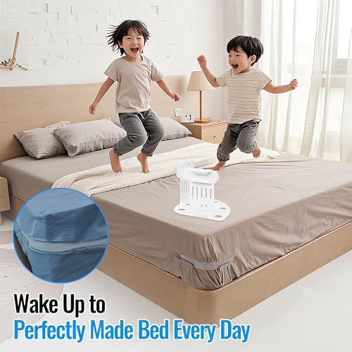 HTZSSON Bed Sheet Holders for Corners 1