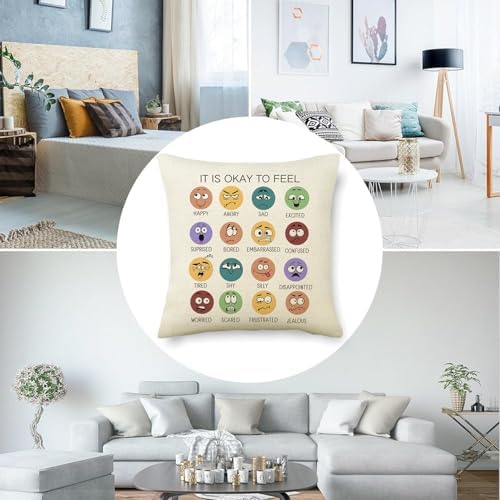 Calming Corner Throw Pillow Cover 18x18 Style B 1
