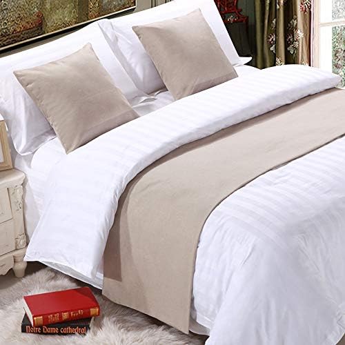 Zhiyuan Reversible Bed Scarf 195x102 Bisque