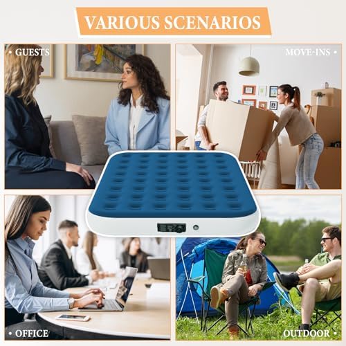 HikerSKY Queen Air Mattress with Built-in Pump