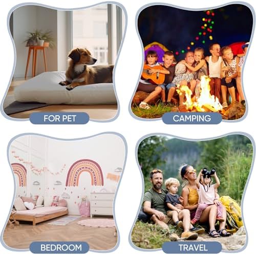 Breling 4 Pcs Kids Inflatable Airbed Fitted Sheets 1
