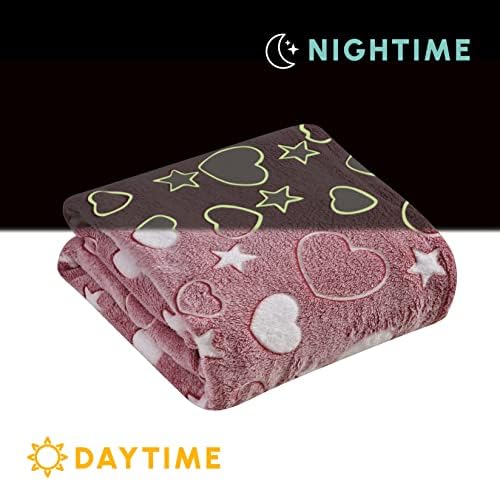 Elegant Comfort Glow in The Dark Throw Blanket - 50x60 Inches