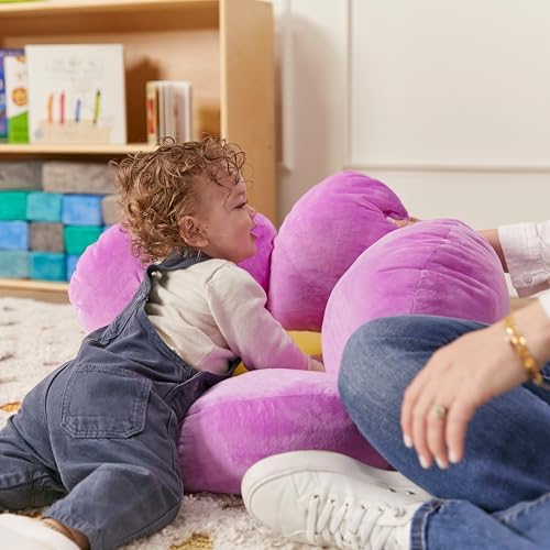 ECR4Kids SoftZone Flower Cozy Cushion Floor Pillow