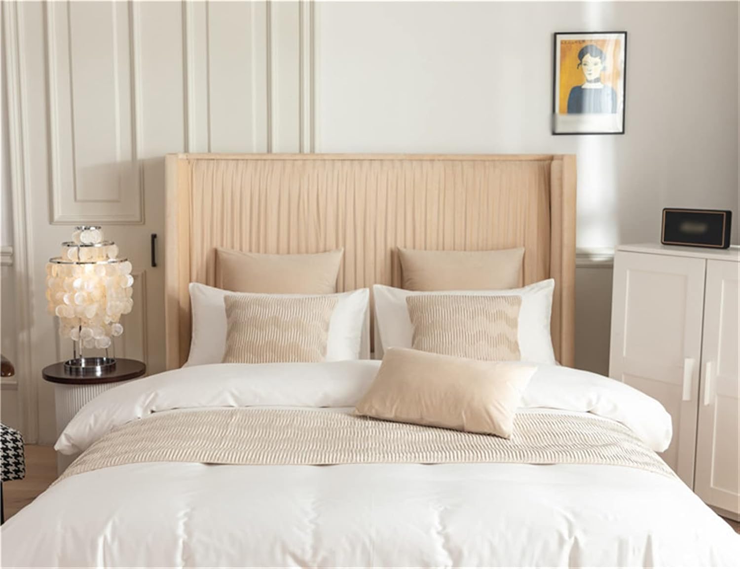 Fudaiki Bed Runner Quilted Fleece Bed Throw for King Bed