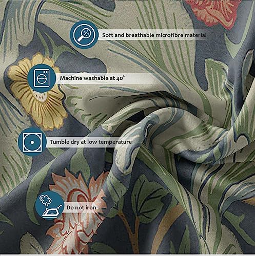 HOBBOY Luxury Floral Duvet Cover Set 3 Pieces