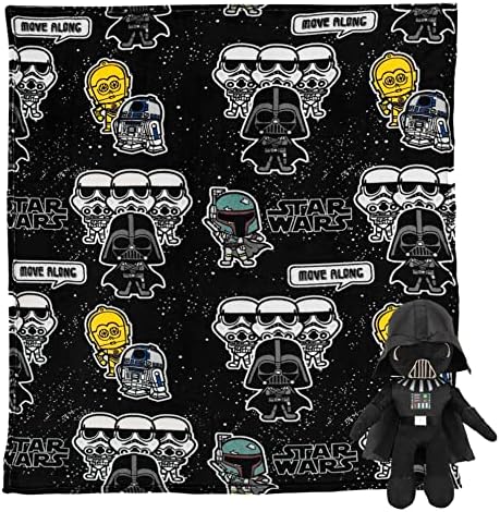 Northwest Space Vader Hugger Pillow Throw Blanket Set