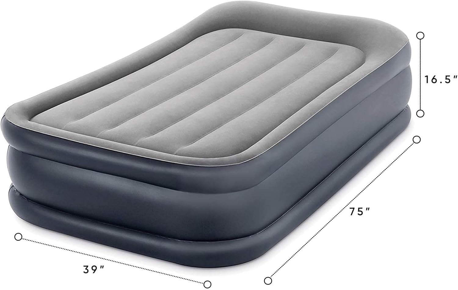 Intex Twin Air Mattress Set with Pump and Carry Bag