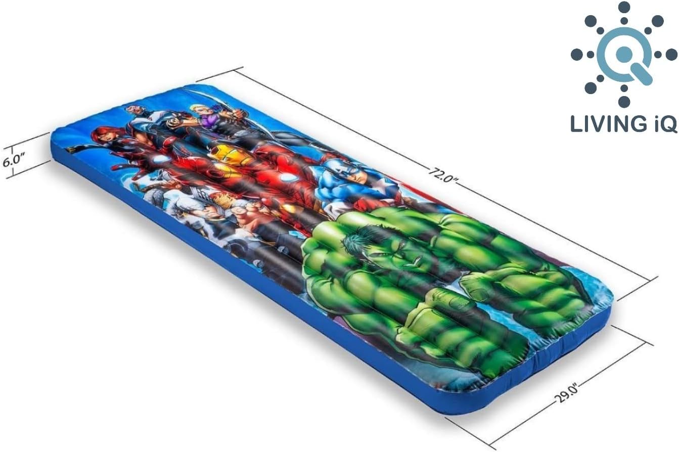 Living iQ Inflatable Jr Twin Kids Sleeping Mattress