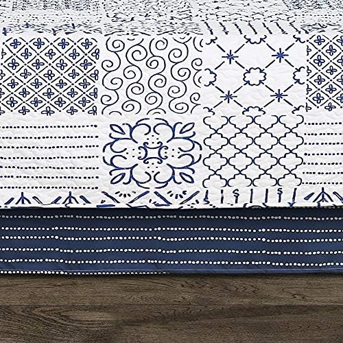 Lush Decor Blue Daybed Monique 6 Piece Cover Set