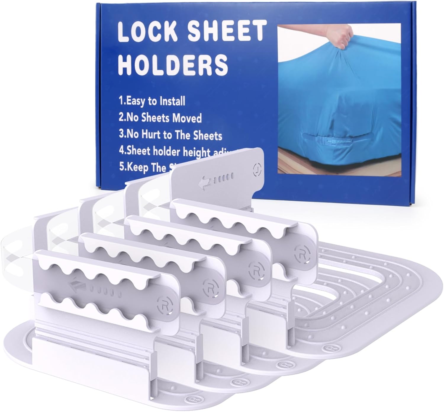 ROYIZEST Adjustable Sheet Holders with Lock