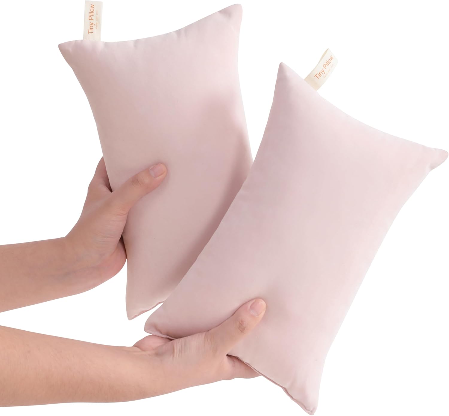 NTBAY Tiny Pillows 7x11 Microfiber Travel Pet Pillows Pink