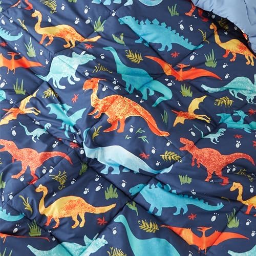 Twin Dinosaur Kids Comforter Set for Boys - 2 Pieces