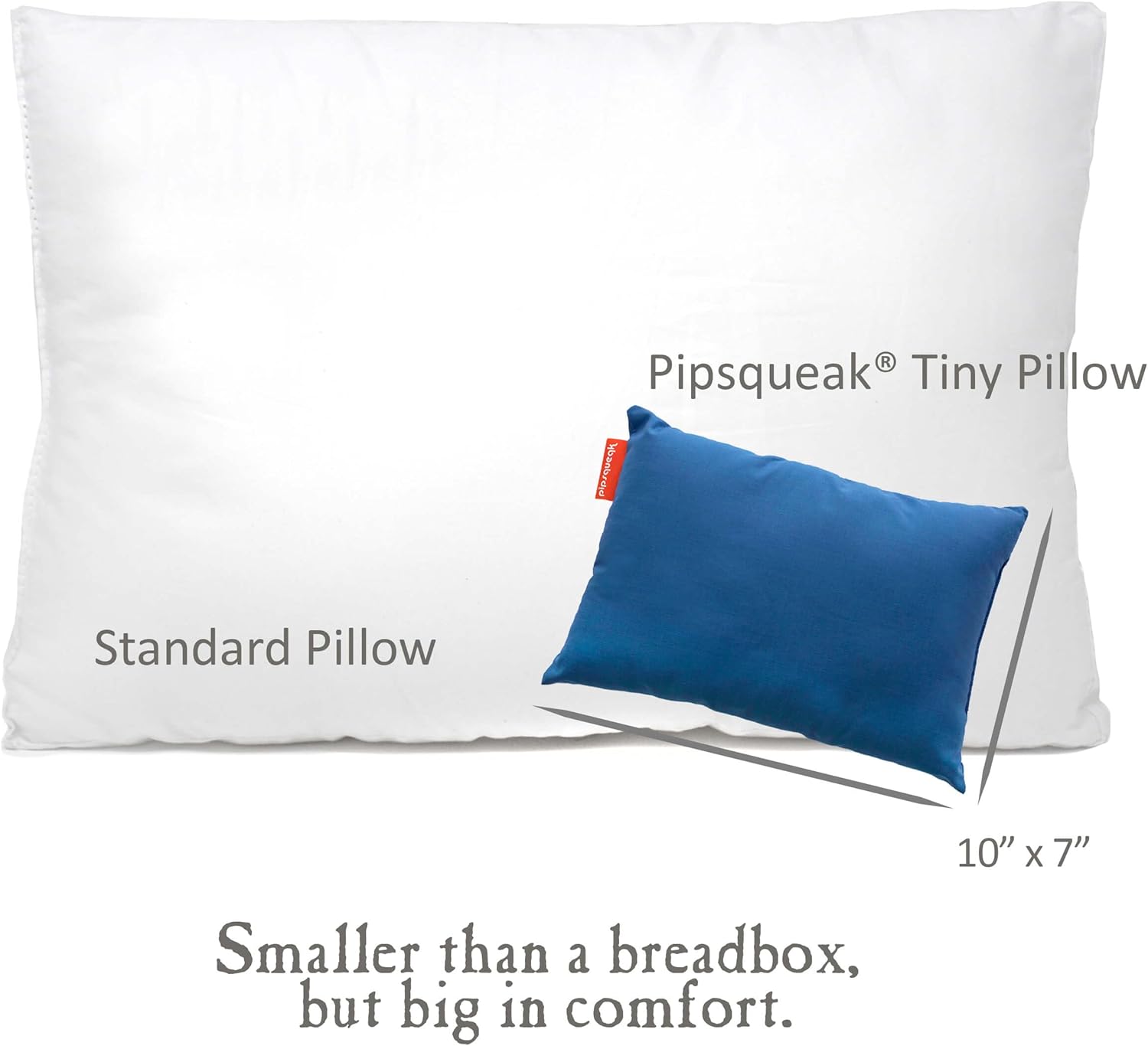 Urban Infant Pipsqueak Microfiber Pillow - 11x7in Travel Kids Pillow