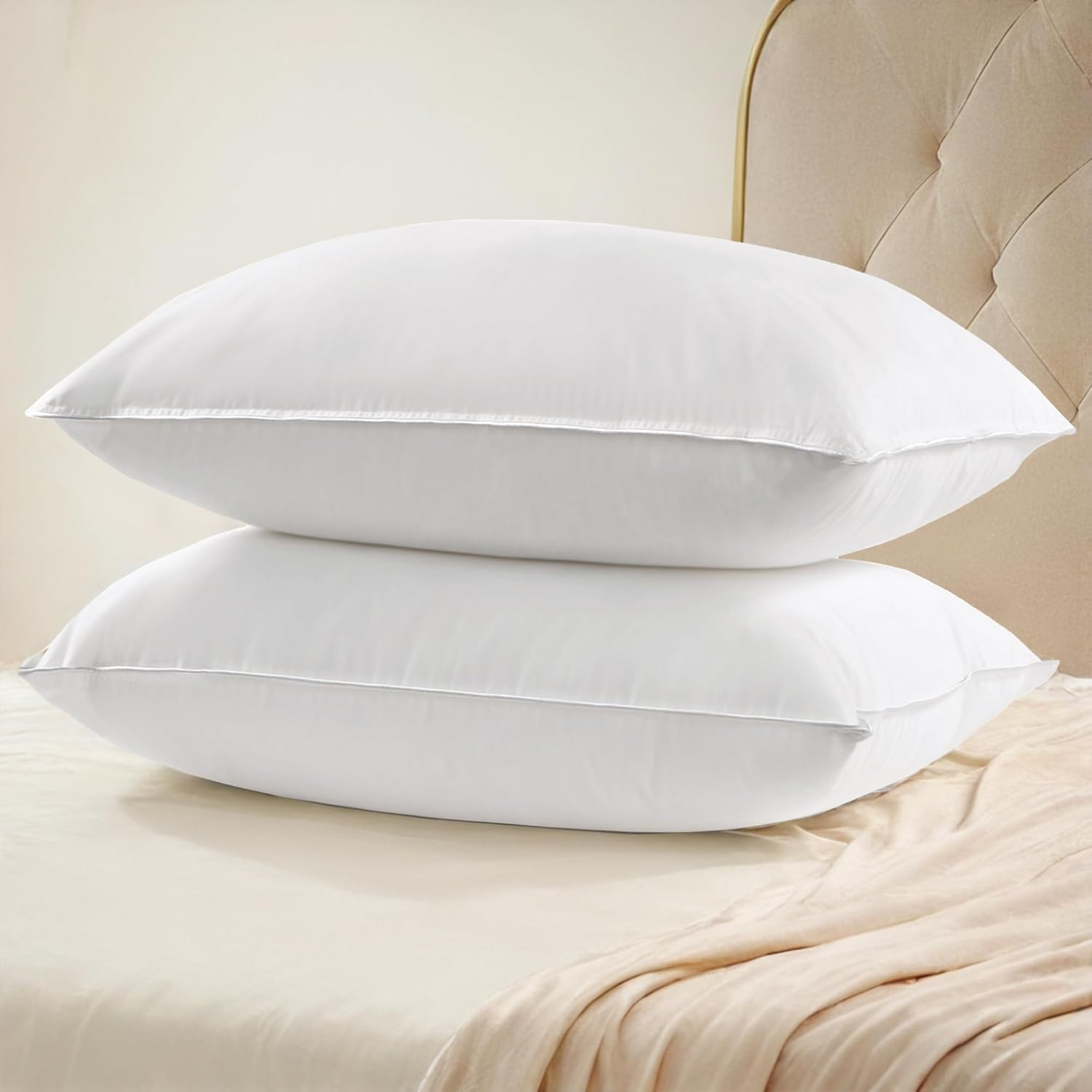 UNIKOME Luxury Hotel Bed Pillows Set of 2