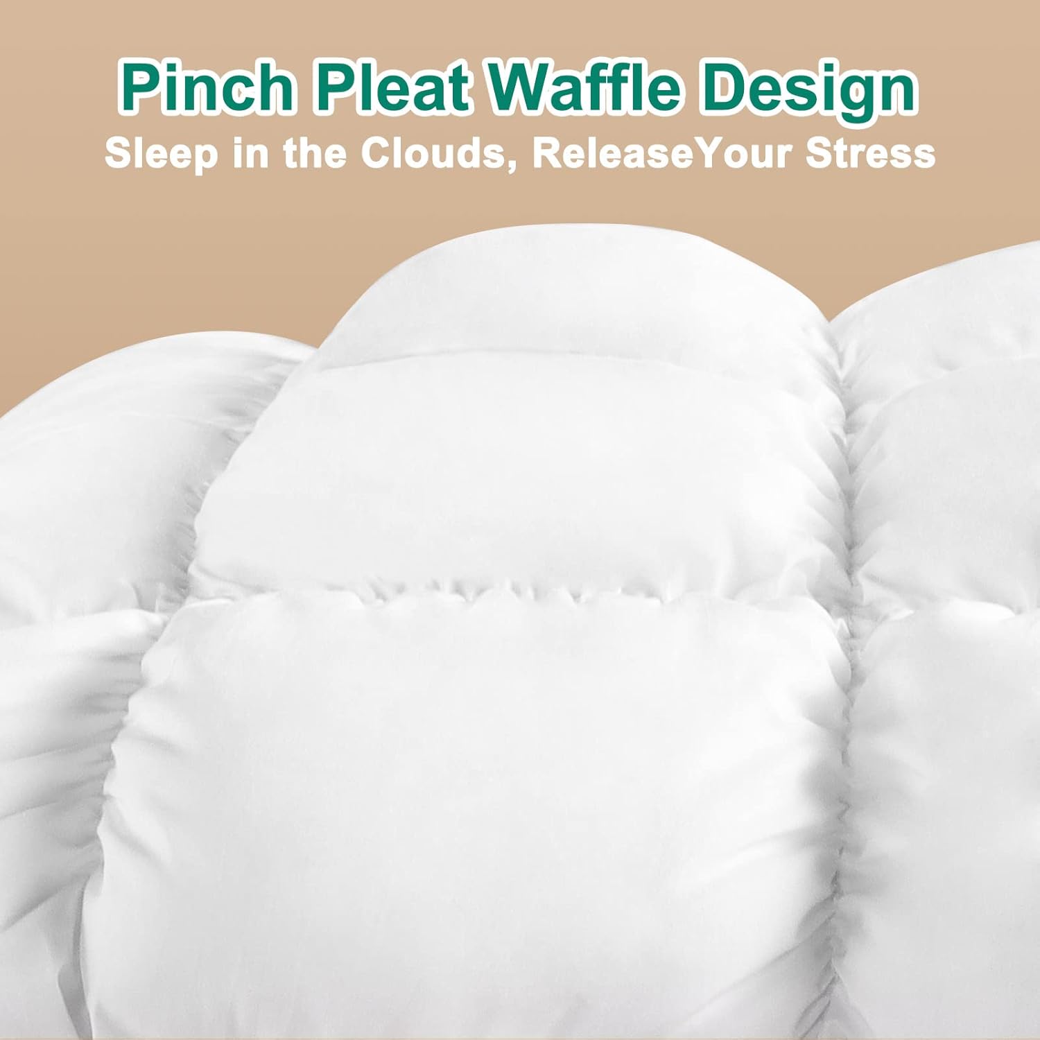 YOUR MOON Fluffy Queen Bed Pillow Set of 2