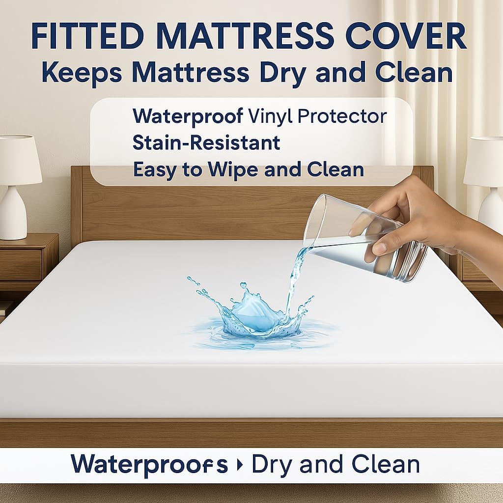 Vinyl Mattress Protector for Bedwetters and Spills